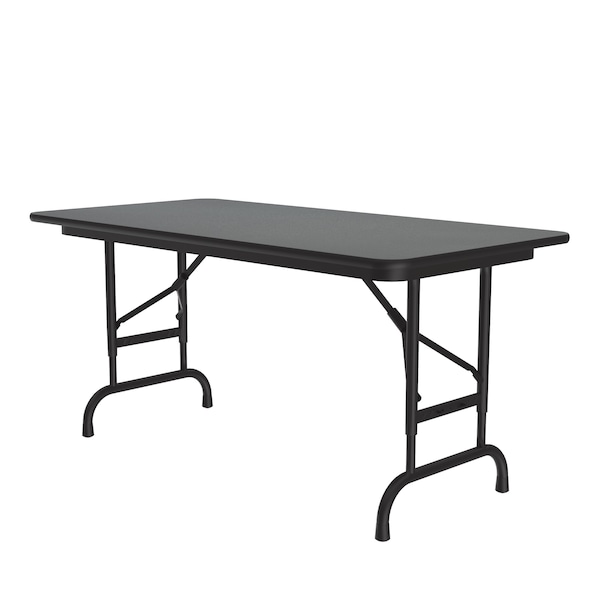 CFA Adjustable HPL Folding Tables 24x48 Montana Granite